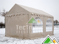 Professionele pvc partytent 3x4 in de kleur beige