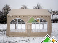Professionele pvc partytent 3x4 in de kleur beige