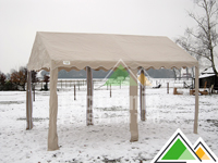 Professionele pvc partytent 3x4 in de kleur beige