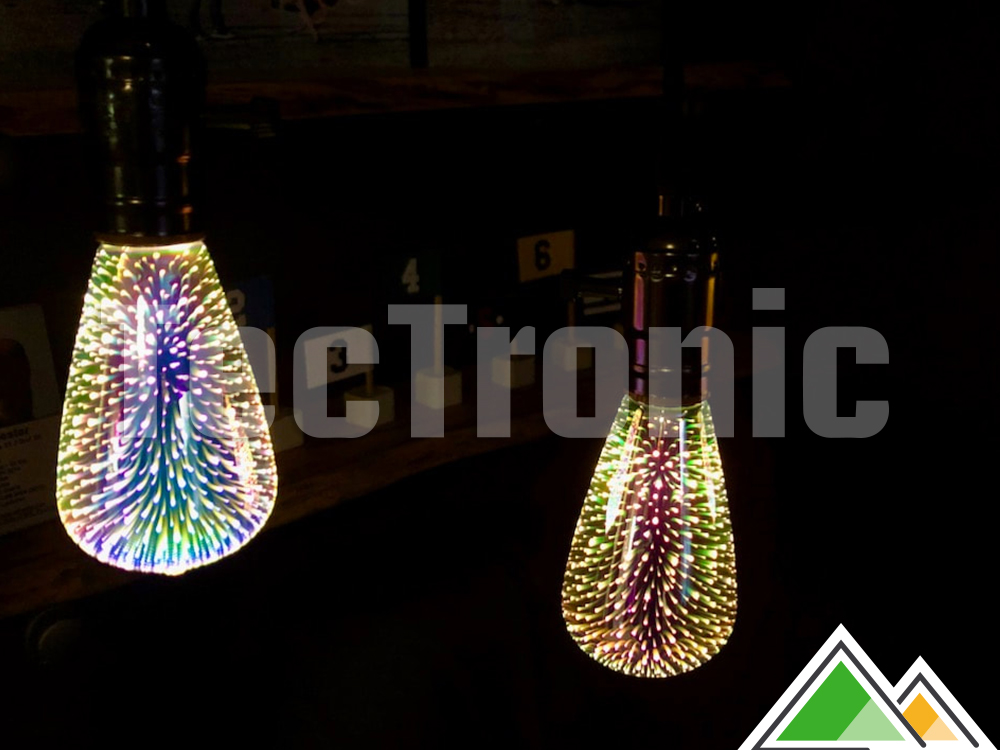 Sui Belangrijk nieuws Veeg Uitbreidbare LED slinger met retro-look