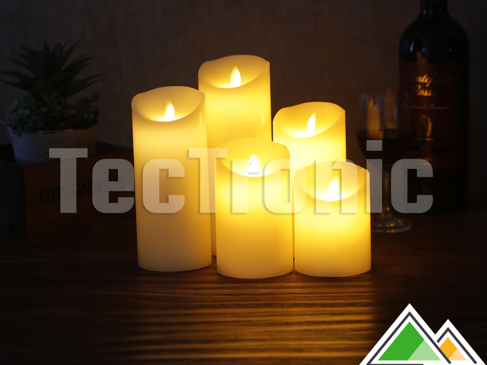 kwaadaardig Abstractie Stereotype LED kaarsen | USB-oplaadbaar | TecTronic Feesttenten