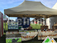 Vouwtent 3x4,5 Solid 30 zand voor Aux Trois Gourmets