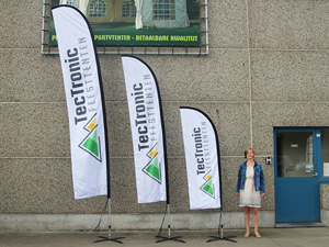 Bedrukte classic beachflag: large - medium - small