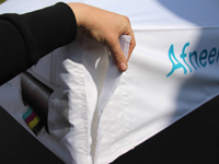 Afneembare volants met stevige velcrostroken