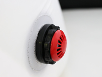 Overdrukbeveiliging, om te vermijden dat de balie zou ontploffen door te hard oppompen.