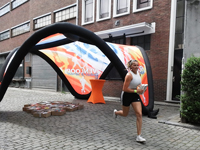 Wave tent, opblaasbaar en gepersonaliseerd voor Stichting Venloop