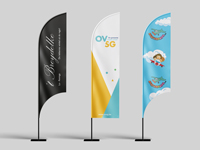 U kiest voor een 'classic' (midden) of 'feather' (links en rechts) uitvoering