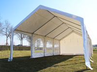 Professionele pvc partytent van 4x8 meter: licht en ruim