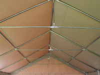 Nokversteviging in het dakframe