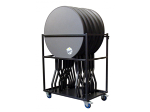 Transportkar voor 6 statafels