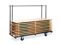 Transportkar om 10 biertafelsets te vervoeren