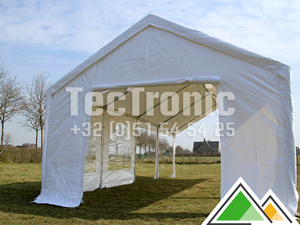 High quality partytent te koop van 5x10 meter met 50mm buizenframe (Tent op de foto is 4 x 8 meter)