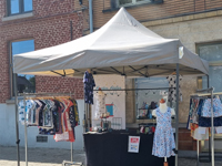 Vouwtent 3x3 Solid 30 zand van Anntjes Atelier