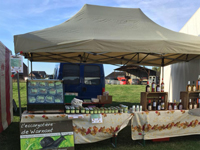 Vouwtent 3x4,5 Solid 30 zand voor Aux Trois Gourmets