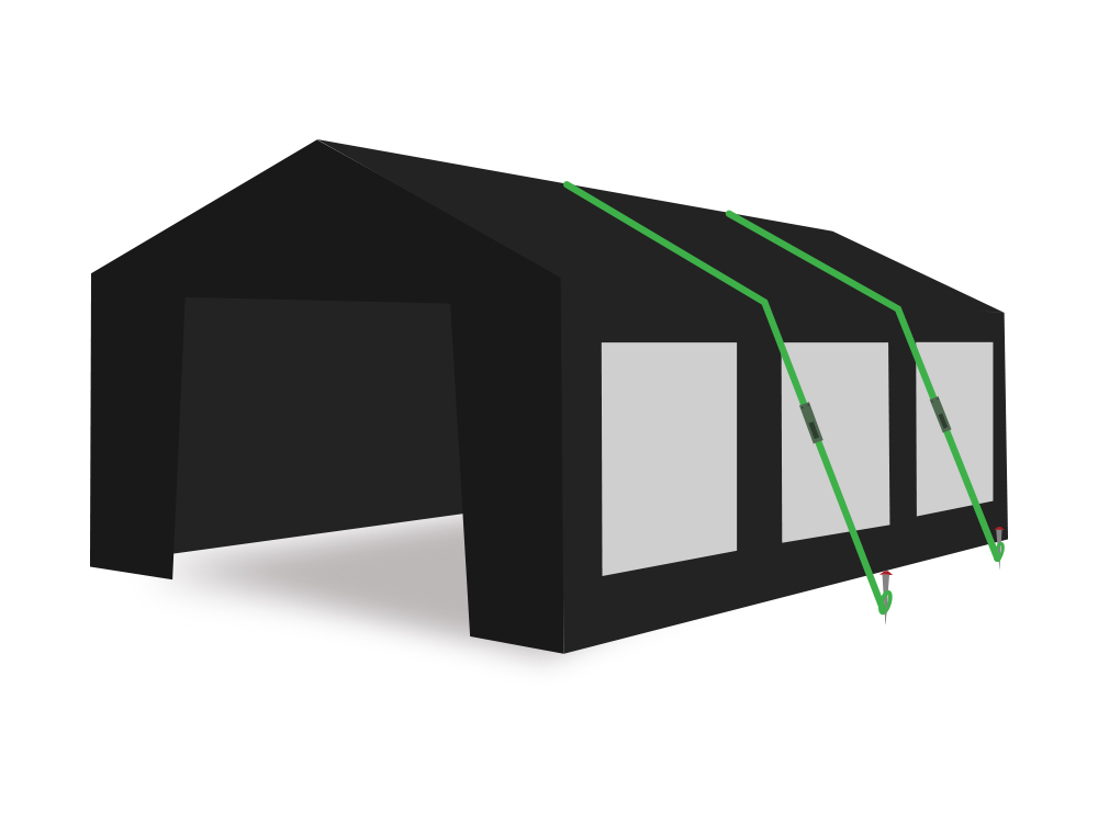 TecTronic feesttent stormbanden