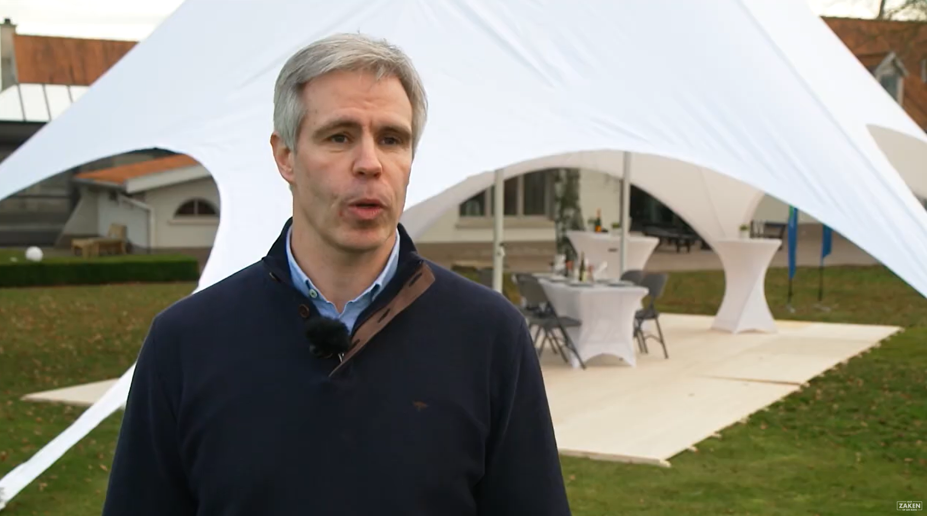 Zaakvoerder TecTronic Feesttenten spreekt bij Alle Zaken op een Rijtje