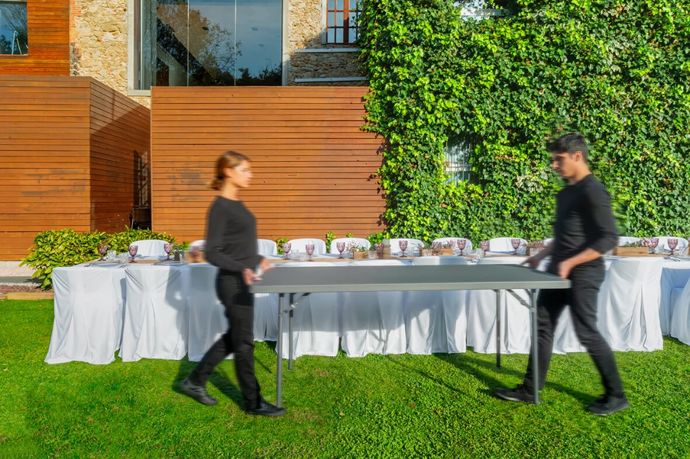 Buffet inklapbare tafels