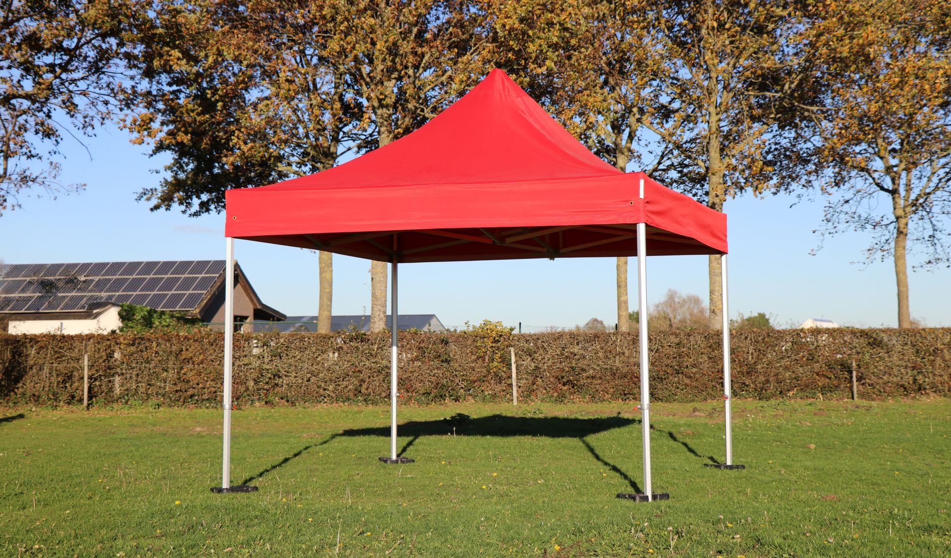 Rode vouwtent S50 3 x 3 m