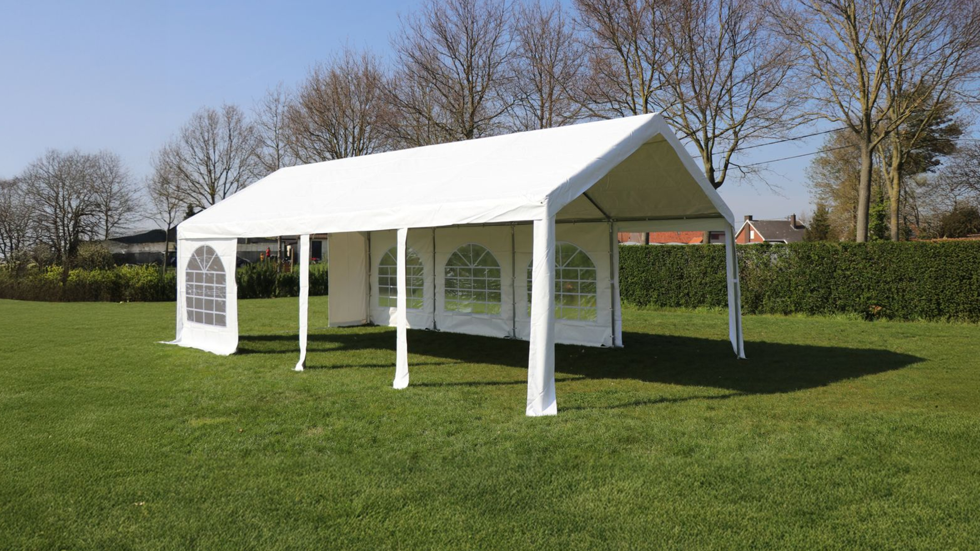 TecTronic feesttent 4 x 8 m pvc pro wit
