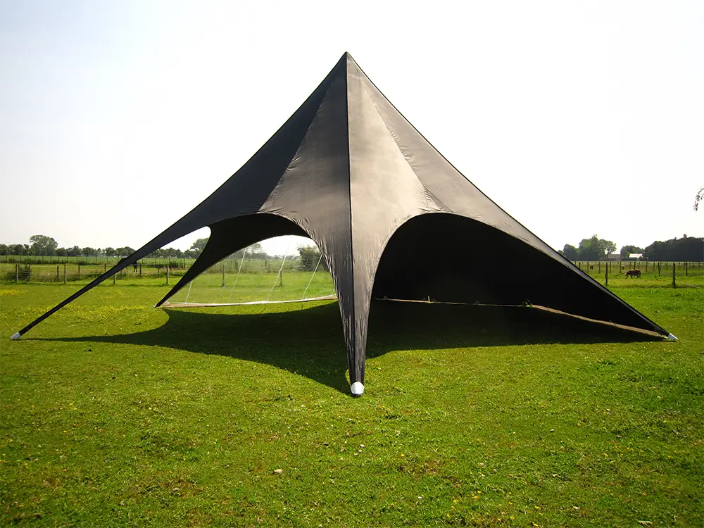 Stertent met zijwanden