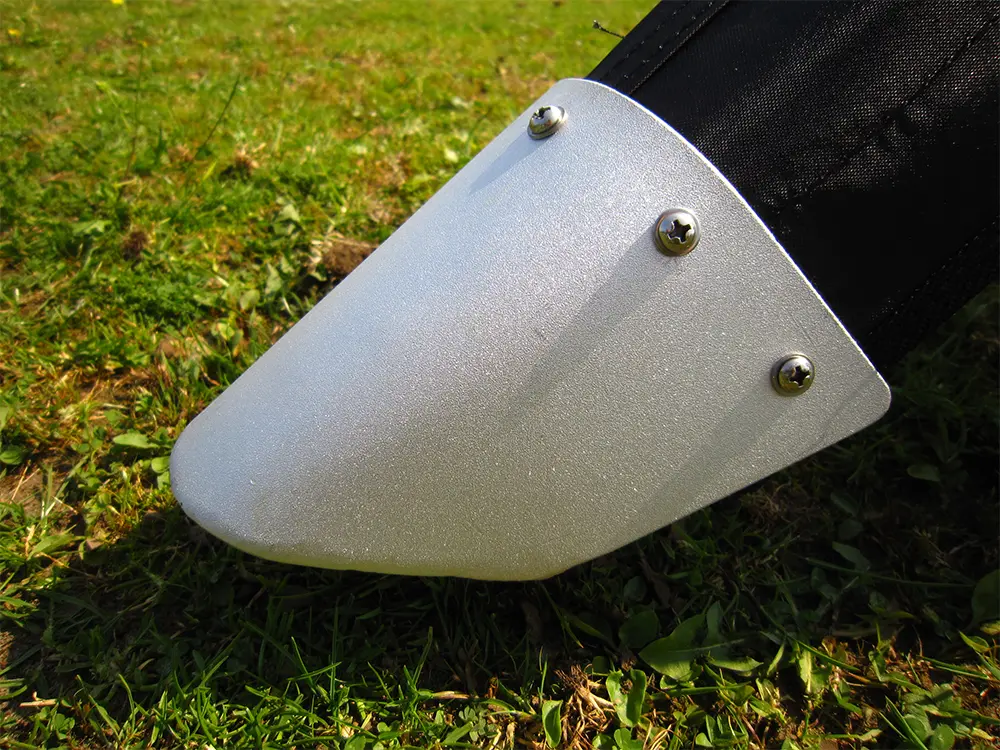 Voeten stertent in sterk aluminium