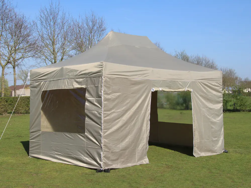 Inclusief 4 zijwanden