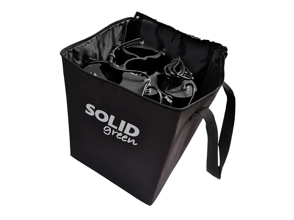 De volledige kit past perfect in de draagtas