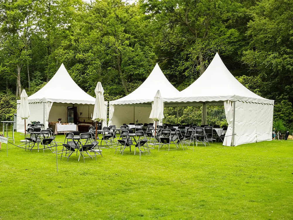 Stijvolle pagodetenten 4x4 meter