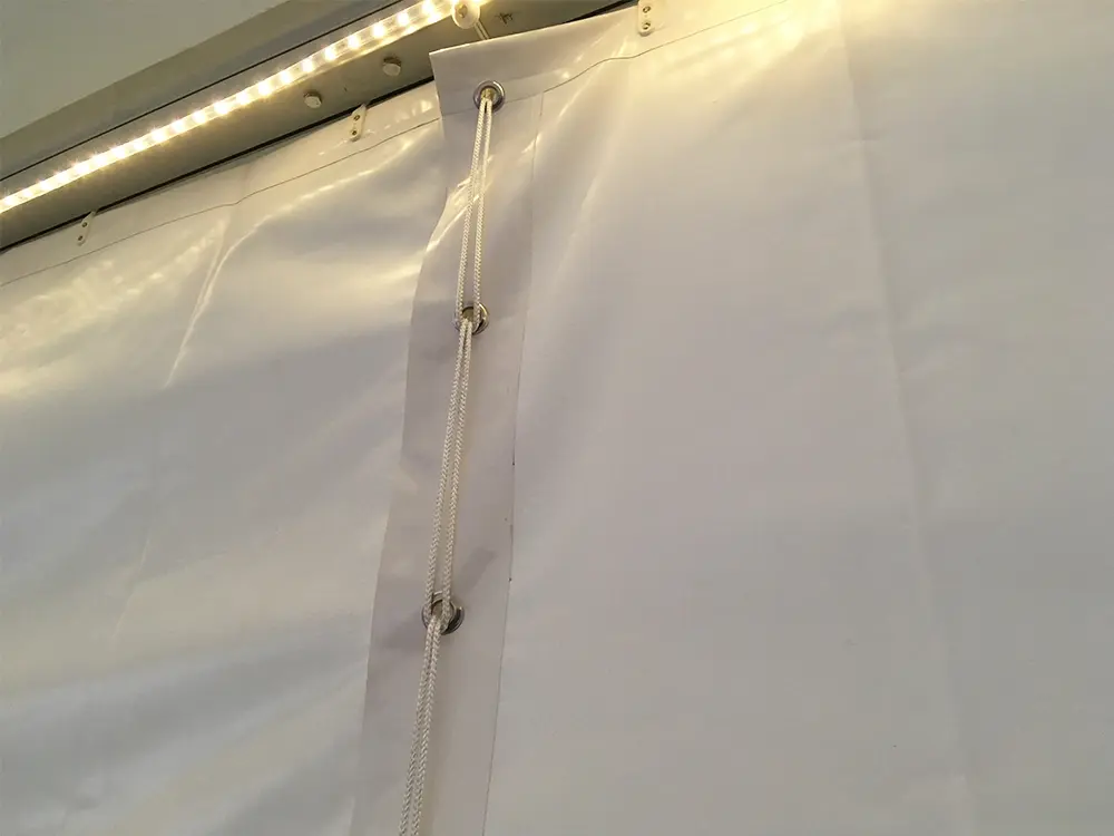 Zijwanden pagodetent met weefsysteem