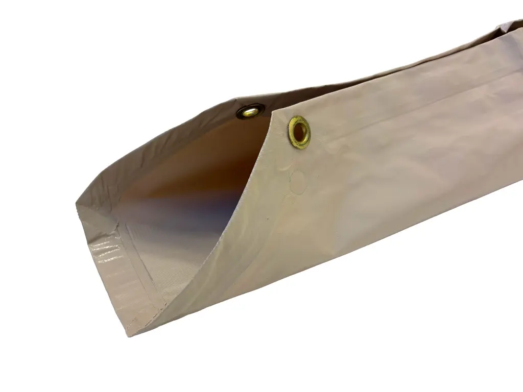 Goot om het water naast je partytent te laten aflopen