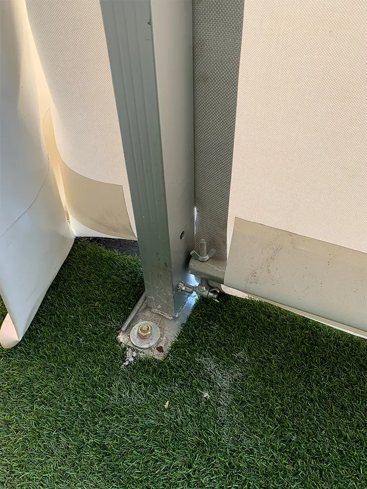 Alu kadertent met keder