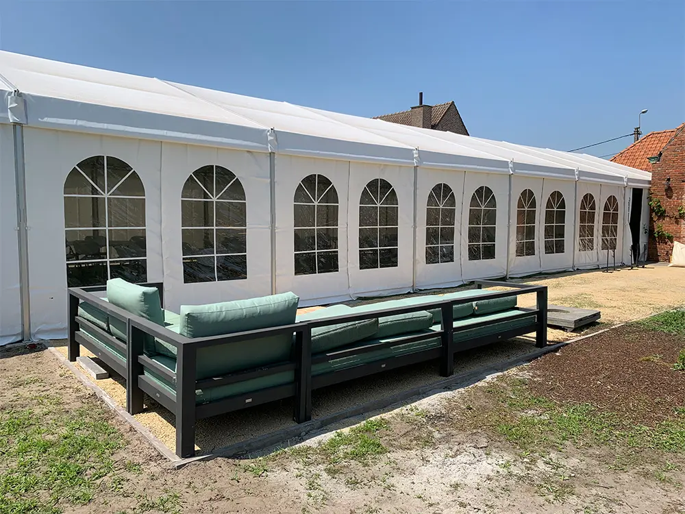 Aluminium evenemententent 8 meter