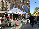Gebruik de beachflag als extra blikvanger voor je marktstand