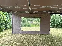 Zijwand 4 m met raam (kan verduisterd worden)