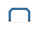 Inflatable arch Air Tight 6 x 3,8 x 0,6 m afmetingen