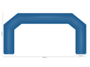 Opblaasboog met logo Constant Air 10 x 5 x 1,3 m afmetingen