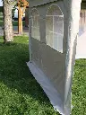 Zijwand met 2 kerkramen - partytent 3x3 m pvc pro