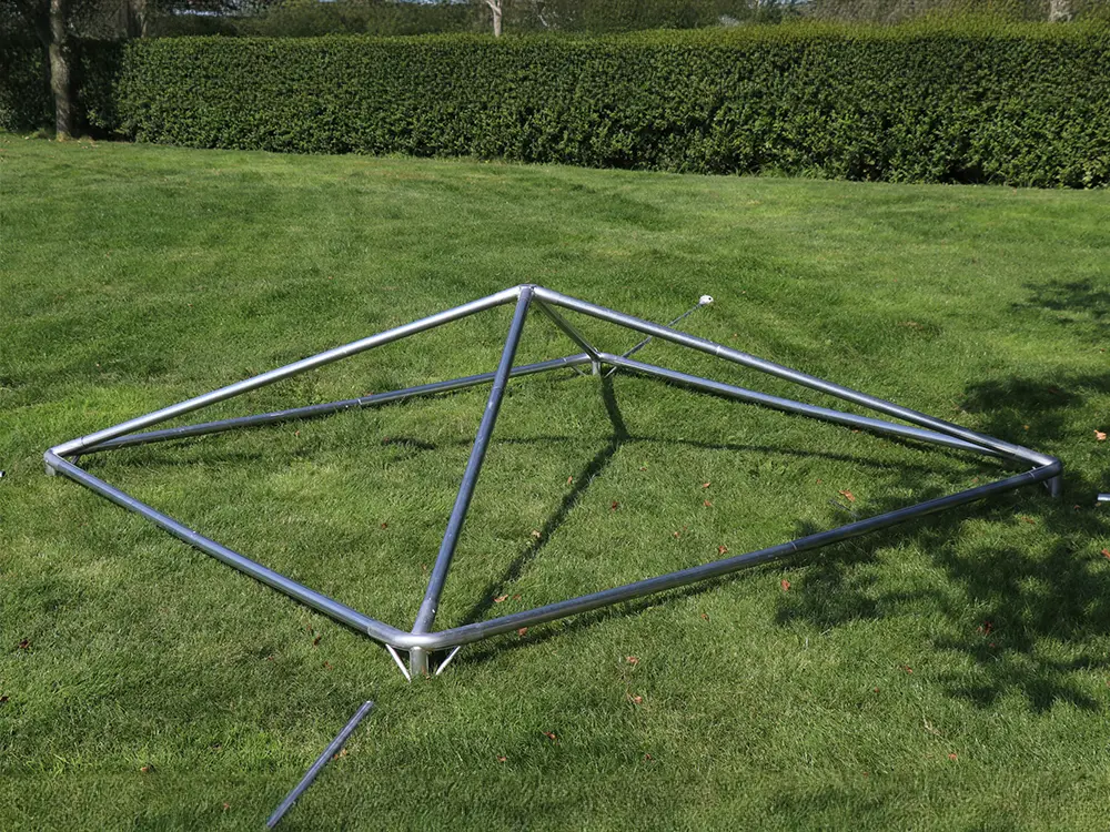 Stevig gegalvaniseerd staal frame partytent