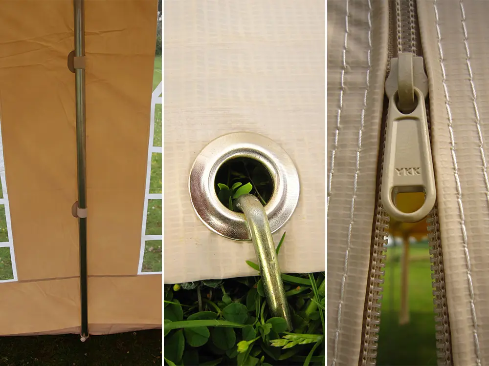 Robuuste partytent 3x4 met kwalitatieve afwerking