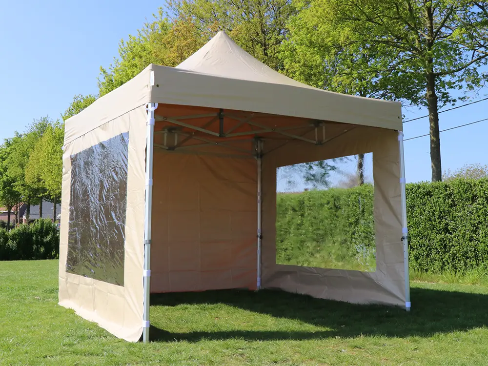 Vouwtent 4 x 4 m Solid 50 pvc (Wit)