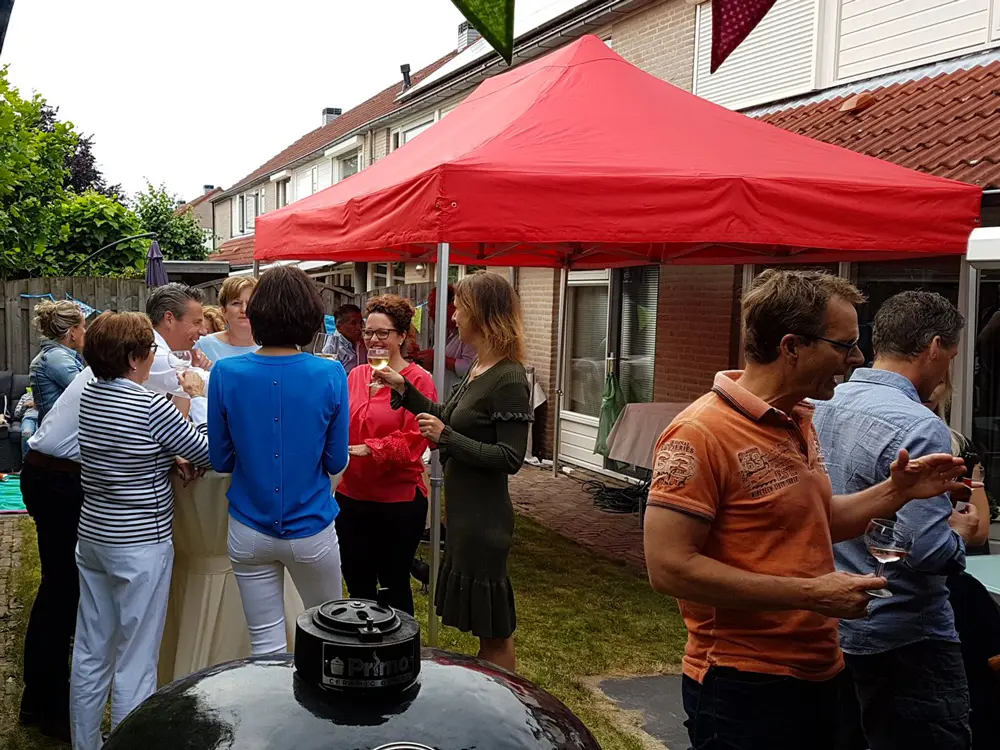 Einde reeks: vouwtent 3 x 4,5 m Solid 50 (zonder zijwanden)