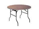 Ronde klaptafel - hout