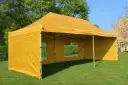 Einde reeks: vouwtent 4 x 8 m Solid 50 geel