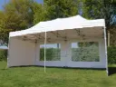 Tweedehands: vouwtent 4 x 8 m Solid 50 pvc wit