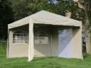 Tweedehands: partytent 3 x 3 m pvc pro HQ beige