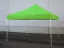 Einde reeks: vouwtent 4 x 4 m Solid 50 limoen