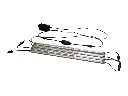 LED strips voor partytent - magnetisch
