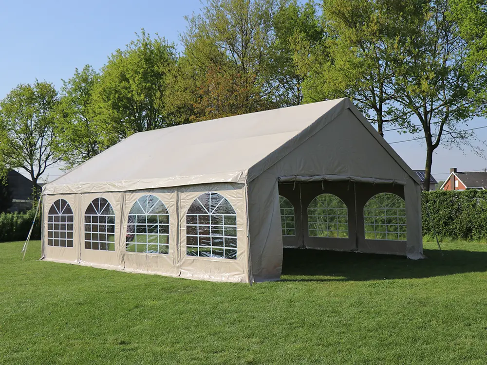 Onderdeel partytent: kopse zijwand 6 meter