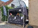 Halve zijwand voor vouwtent - bedrukt