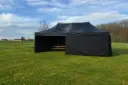 Einde reeks: vouwtent 3 x 6 m Solid 50 zwart